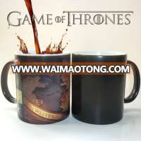 Hot 11oz ceramic sublimation color changing mug, blank magic mug,