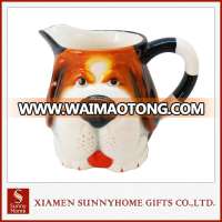 High Quality Promotional Ceramic Art Crafts Tea Cup With Dog Design