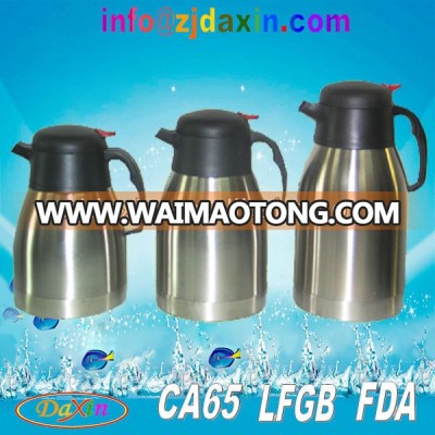 Double wall stainless steel Coffee Vacuum Jug, Thermos vacuum coffeepot, coffeemaker